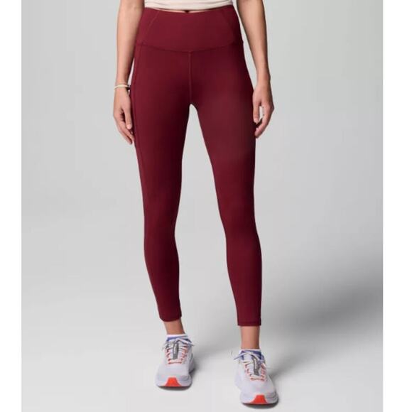 Columbia Women's Rich Wine Uphill Edge Boundless Trek Leggings Size XS - Picture 1 of 9